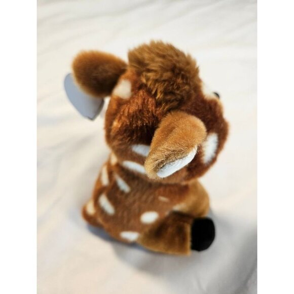 Ty Beanie Babies Buckley Plush Velvety Fawn Deer Glitter Eyes Stuffed Animal Tag - Picture 3 of 7